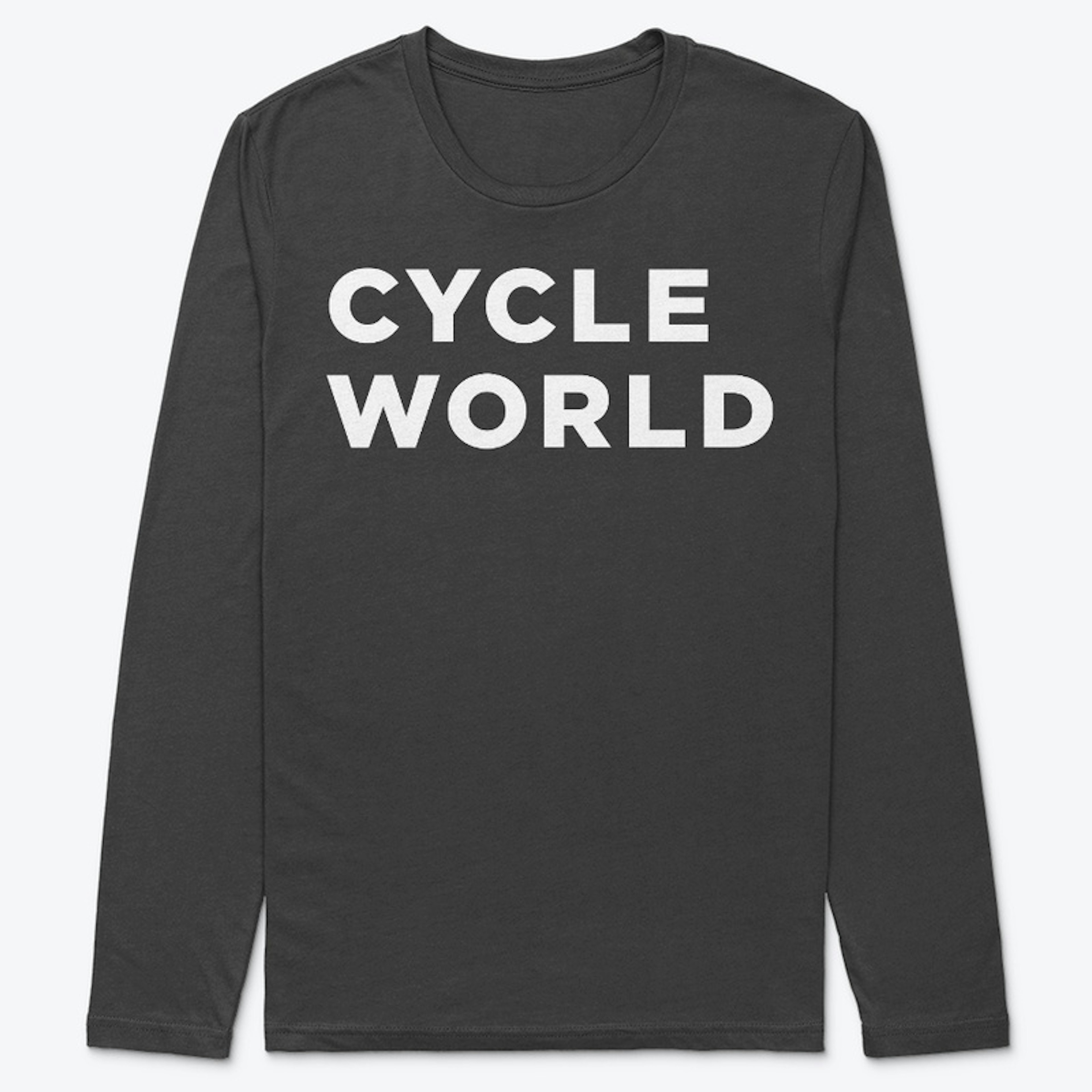 Cycle World White on Black
