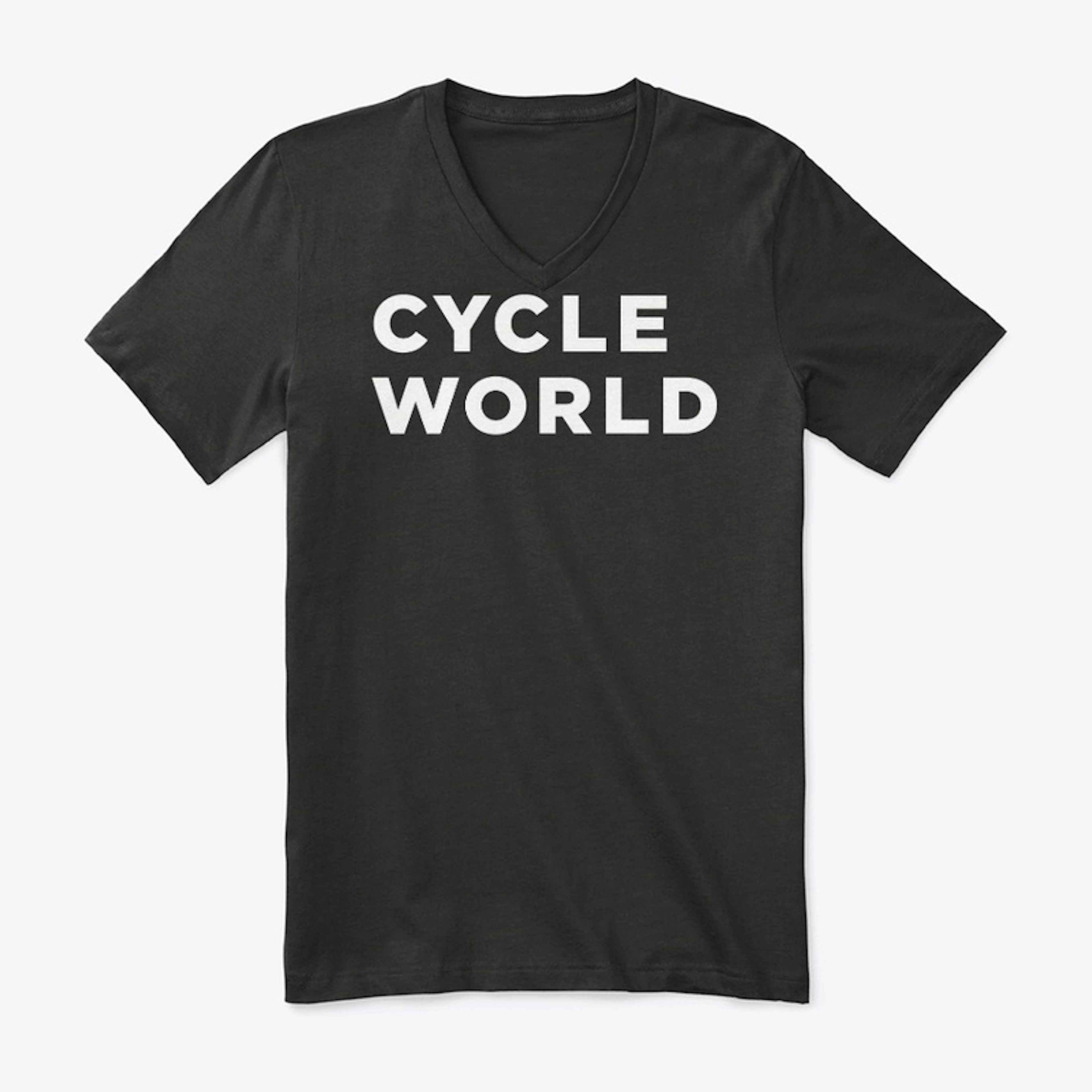 Cycle World White on Black